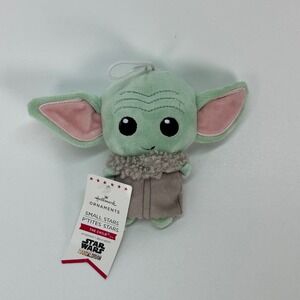 Hallmark Star Wars The Mandalorian The Child Small Stars Plush Ornament Grogu